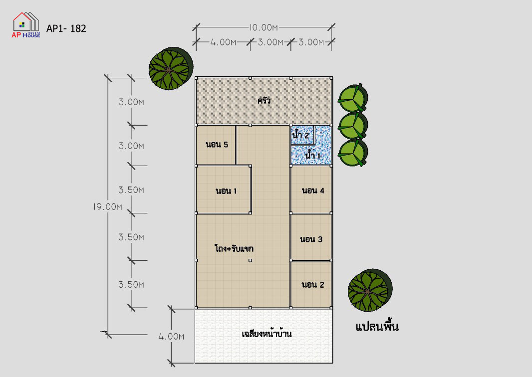 แปลนชั้นที่ 1