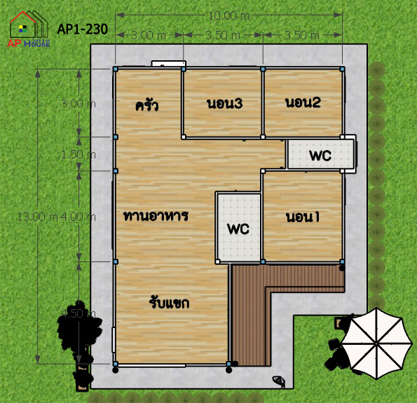 แปลนชั้นที่ 1