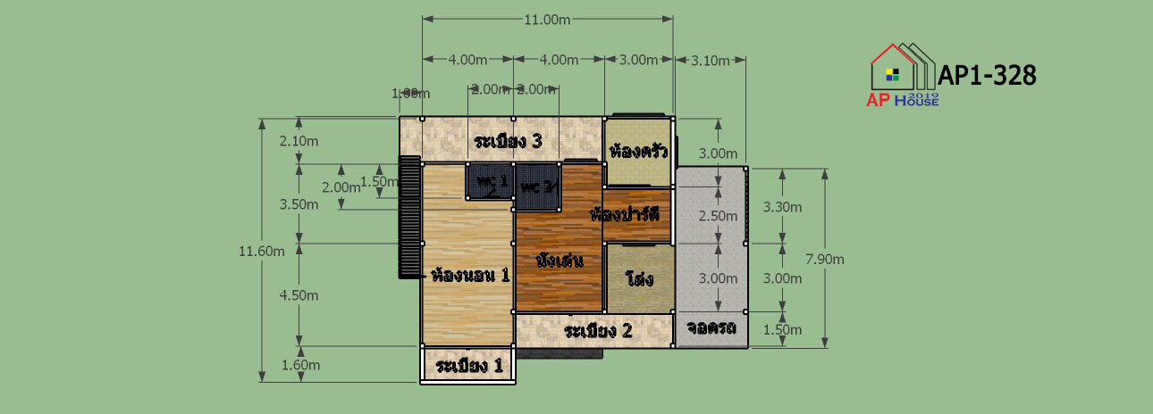 แปลนชั้นที่ 1