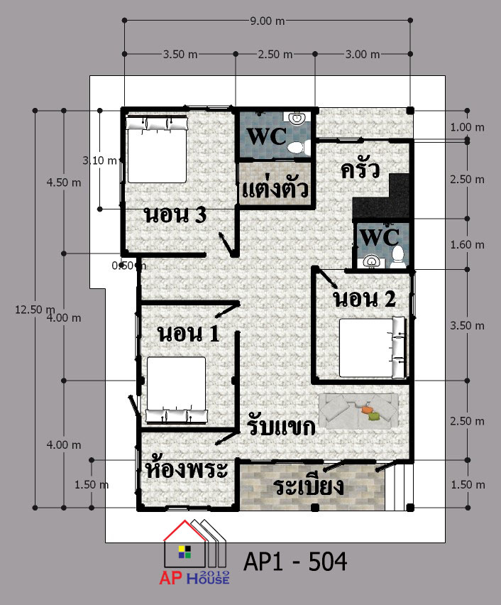 แปลนชั้นที่ 1