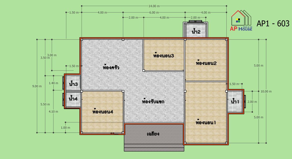 แปลนชั้นที่ 1