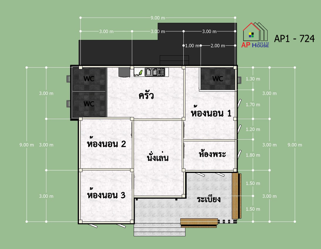 แปลนชั้นที่ 1