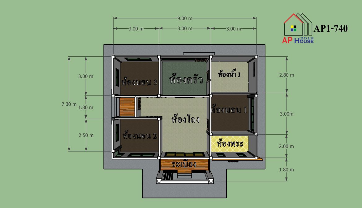 แปลนชั้นที่ 1