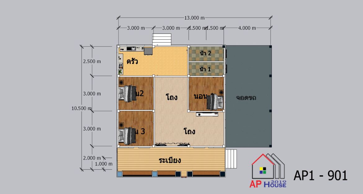 แปลนชั้นที่ 1