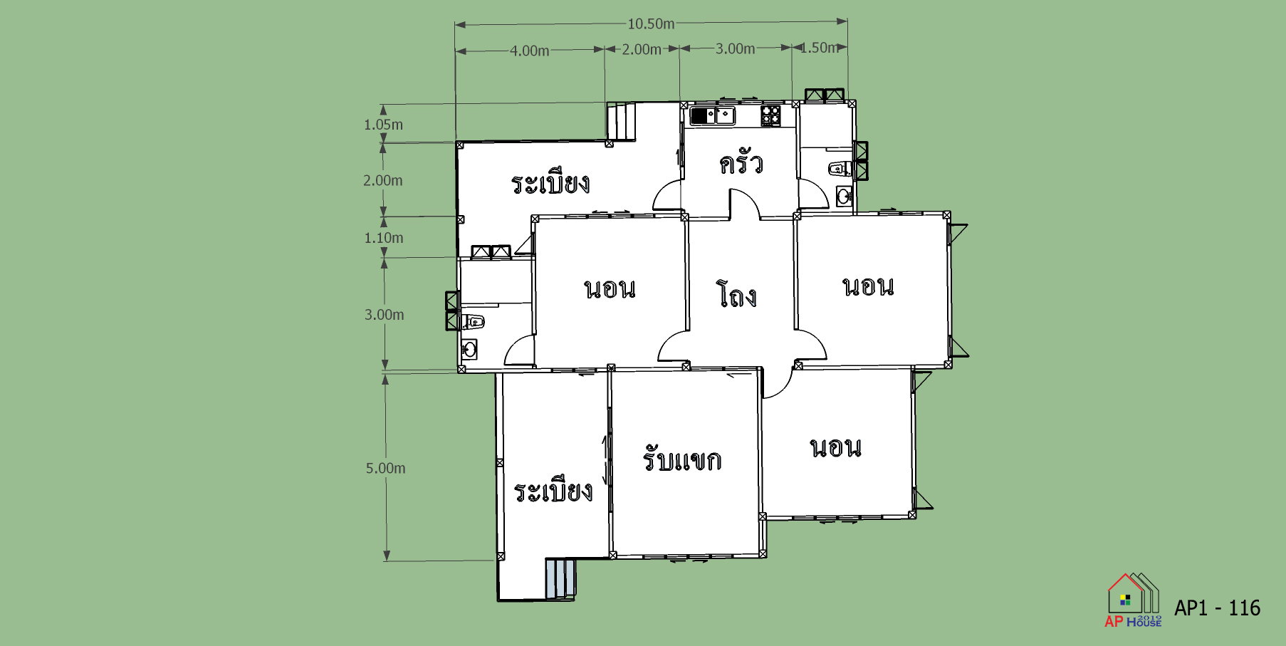 แปลนชั้นที่ 1