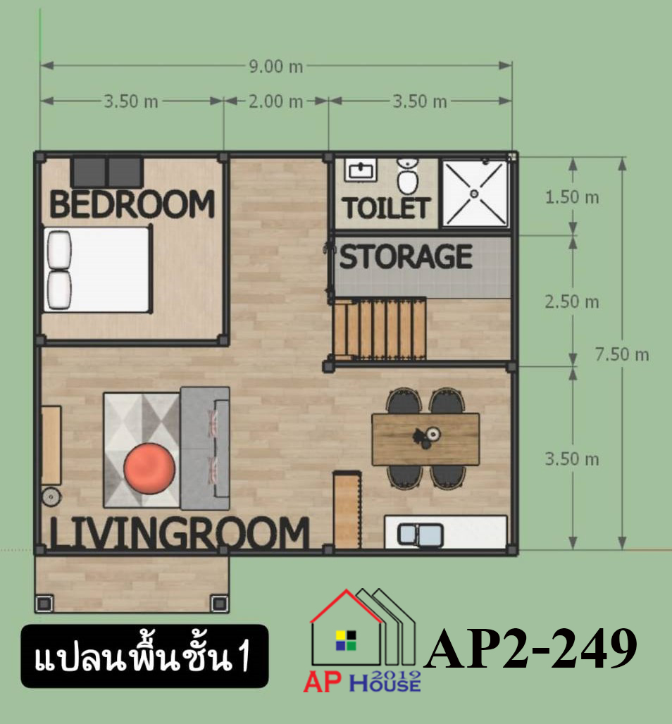 แปลนชั้นที่ 1