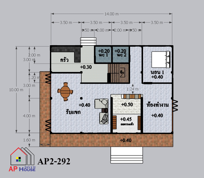 แปลนชั้นที่ 1